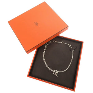 美品 エルメス シェーヌダンクル パンク ST シルバー925 ネックレス 1632【中古】HERMES