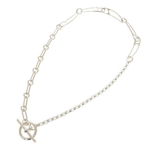 美品 エルメス シェーヌダンクル パンク ST シルバー925 ネックレス 1632【中古】HERMES