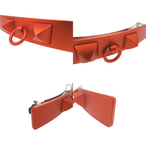 エルメス 髪留め ヘアクリップ バレッタ ヘアアクセサリー カプリス メドール バレッタ アルミニウム オレンジ 【中古】HERMES