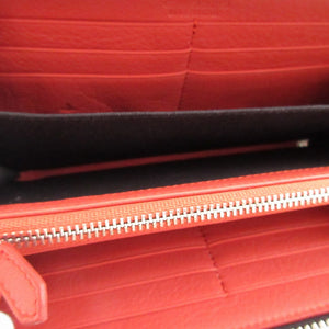 未使用 ヴィヴィアンウエストウッド オーブ柄 レザー ネイビー 紺 ラウンドファスナー長財布 財布 1654【中古】Vivienne Westwood