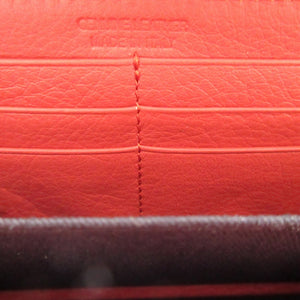 未使用 ヴィヴィアンウエストウッド オーブ柄 レザー ネイビー 紺 ラウンドファスナー長財布 財布 1654【中古】Vivienne Westwood