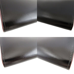 美品 ヴィヴィアンウエストウッド オーブ柄 レザー ブラック 黒 がま口長財布 財布 1656【中古】Vivienne Westwood