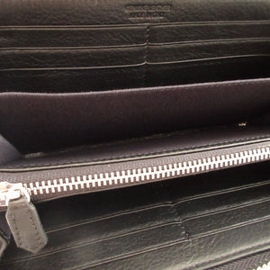 未使用 ヴィヴィアンウエストウッド オーブ柄 レザー ブラック 黒 ラウンドファスナー長財布 財布 1657【中古】Vivienne Westwood