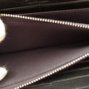 未使用 ヴィヴィアンウエストウッド オーブ柄 レザー ブラック 黒 ラウンドファスナー長財布 財布 1657【中古】Vivienne Westwood