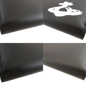 未使用 ヴィヴィアンウエストウッド オーブ柄 レザー ブラック 黒 ラウンドファスナー長財布 財布 1657【中古】Vivienne Westwood