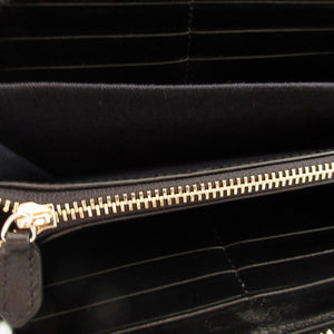 新品同様 ヴィヴィアンウエストウッド オーブ柄 ハラコ ブラウン 茶 ラウンドファスナー長財布 財布 1659【中古】Vivienne Westwood