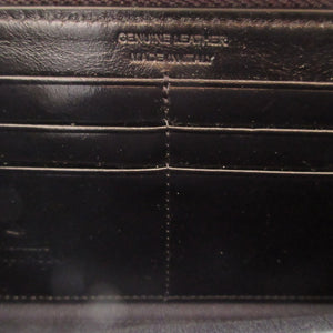 新品同様 ヴィヴィアンウエストウッド オーブ柄 ハラコ ブラウン 茶 ラウンドファスナー長財布 財布 1659【中古】Vivienne Westwood