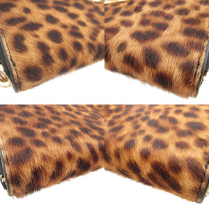 新品同様 ヴィヴィアンウエストウッド オーブ柄 ハラコ ブラウン 茶 ラウンドファスナー長財布 財布 1659【中古】Vivienne Westwood