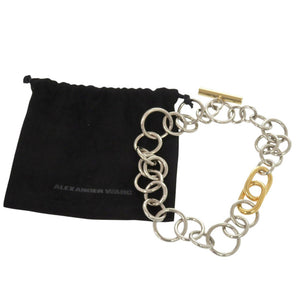 美品 アレキサンダーワン チョーカー メタル シルバー ゴールド 1666【中古】Alexander Wang