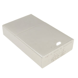 新品同様 ジッポ 1933レプリカ ファーストリリーズ スパイラルハート プラチナ仕上げ オイルライター シルバーカラー 1670【中古】ZIPPO Spiral ＋ Heart 1933 REPLICA FIRST RELEASE