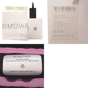 未使用 リモワ スケルトン エッセンシャル コレクション エッセンシャル ネオン キャビン 8329002991 ポリカーボネート ピンク キャリーバッグ 1674【中古】RIMOWA