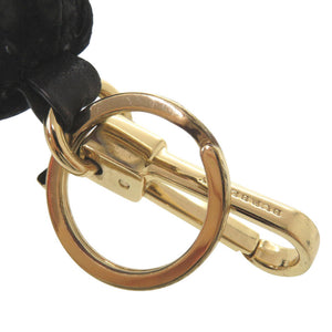 バーバリー トーマスベア チャーム カシミヤ/レザー ブルー キーホルダー 青 1675【中古】BURBERRY