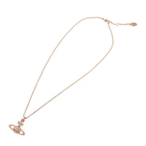 新品同様 ヴィヴィアンウエストウッド MAYFAIR BAS RELIEF オーブ 真鍮 ラインストーン ピンクゴールド ネックレス ペンダント 1685【中古】Vivienne Westwood