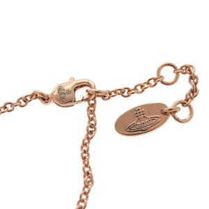 新品同様 ヴィヴィアンウエストウッド MAYFAIR BAS RELIEF オーブ 真鍮 ラインストーン ピンクゴールド ネックレス ペンダント 1685【中古】Vivienne Westwood