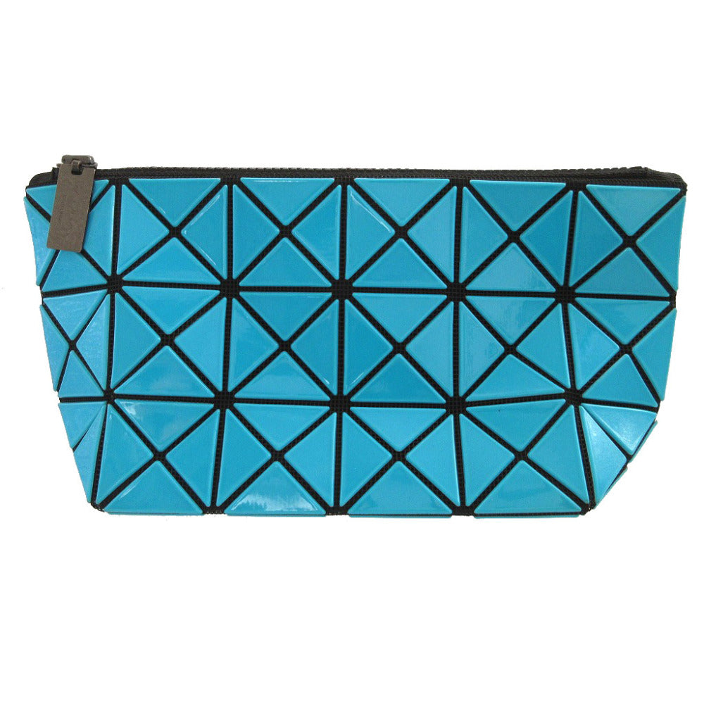 美品 イッセイミヤケ バオバオ PVC ブルー 青 ポーチ 1698【中古】ISSEY MIYAKE BAOBAO