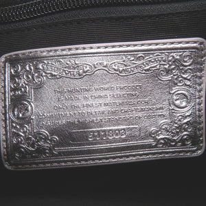 新品同様 ハンティングワールド ベロア シルバー ショルダーバッグ 1699【中古】HUNTING WORLD