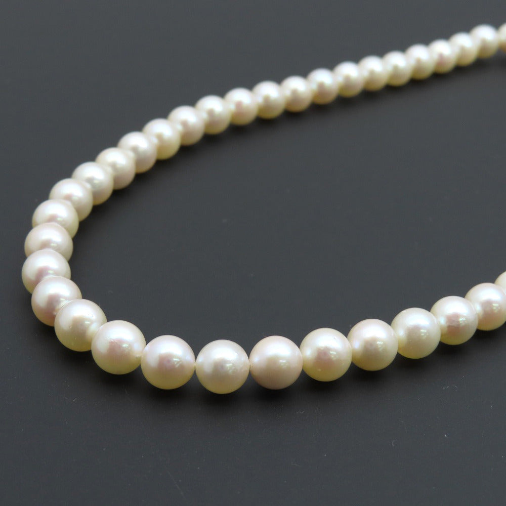 新品同様 アコヤ真珠 8mm ネックレス パール / シルバー アクセサリー ジュエリー 1701【中古】レディース