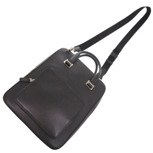 美品 ダンヒル 2WAY レザー ブラック ショルダーバッグ ビジネスバッグ 黒 1710【中古】Dunhill