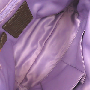 コーチ キャンバス ブラウン ショルダーバッグ 茶 0009【中古】COACH