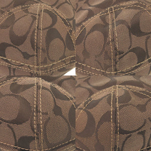 コーチ キャンバス ブラウン ショルダーバッグ 茶 0009【中古】COACH