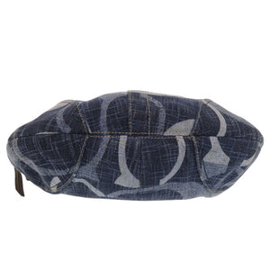 美品 コーチ シグネチャー デニム ワンショルダーバッグ ショルダーバッグ F12190 レザー ブルー 0011【中古】COACH