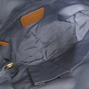 美品 コーチ シグネチャー デニム ワンショルダーバッグ ショルダーバッグ F12190 レザー ブルー 0011【中古】COACH