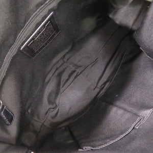 美品 コーチ レザー ブラック ワンショルダーバッグ 黒 0015【中古】COACH