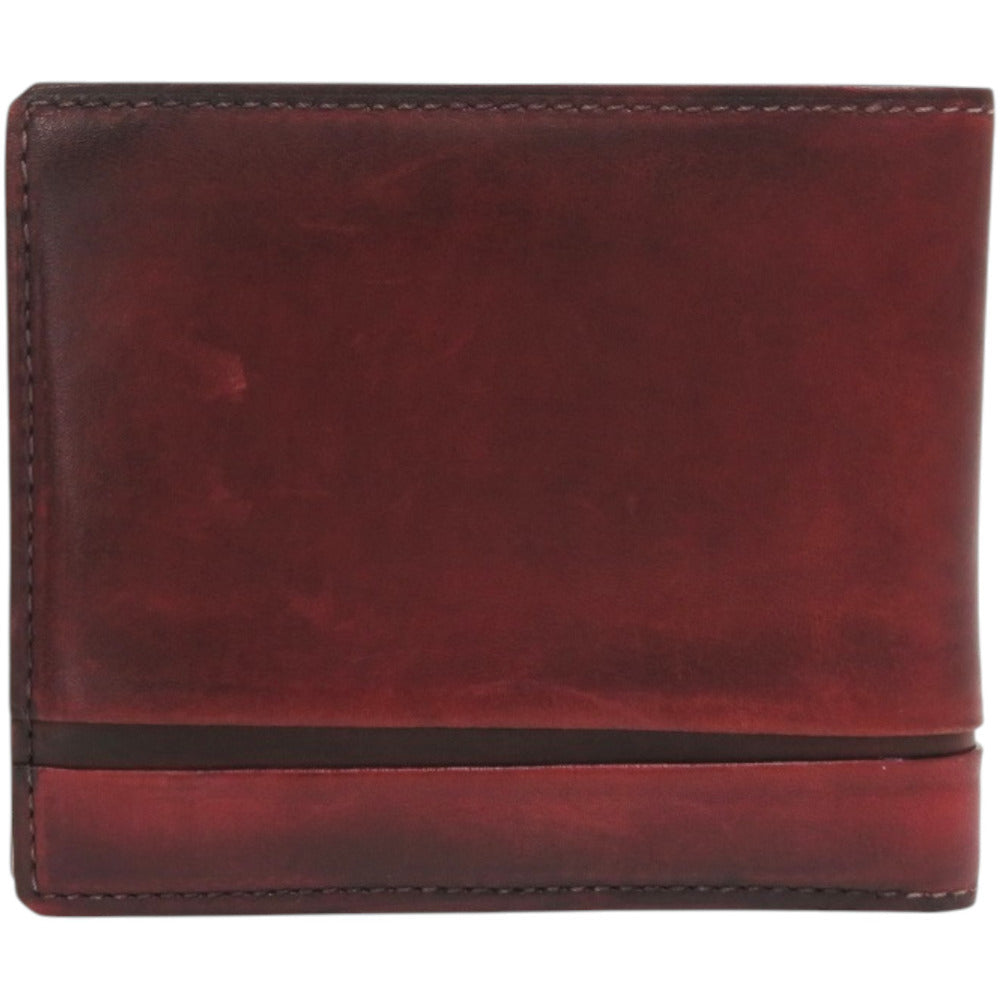 美品 ベルルッティ ガスパール レザー レッドブラウン 赤茶 二つ折り財布 0024【中古】BERLUTI