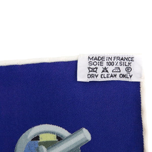 新品同様 エルメス カレH65 ポワ ド ソワ Pois de Soie シルク マルチカラー スカーフ 0042【中古】HERMES