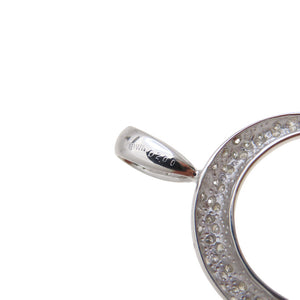 美品 ハートモチーフ ダイヤ D2.00ct K18WG ペンダント トップ 8.1g ネックレストップ ホワイトゴールド ダイヤモンド ジュエリー 0052【中古】