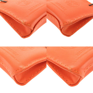 美品 エルメス サック オランジュアニューミロ オレンジ バッグチャーム 0074 【中古】 HERMES