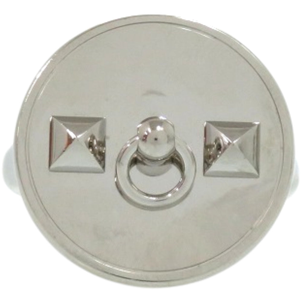 美品 エルメス コリエドシアン メタル シルバー 銀 スカーフリング 0076【中古】HERMES