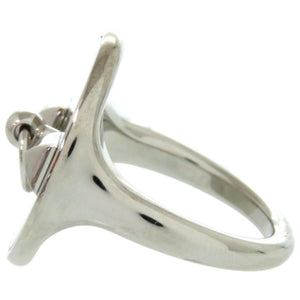 美品 エルメス コリエドシアン メタル シルバー 銀 スカーフリング 0076【中古】HERMES