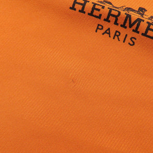 美品 エルメス ロサンジュ シルク オレンジ スカーフ 0082【中古】HERMES