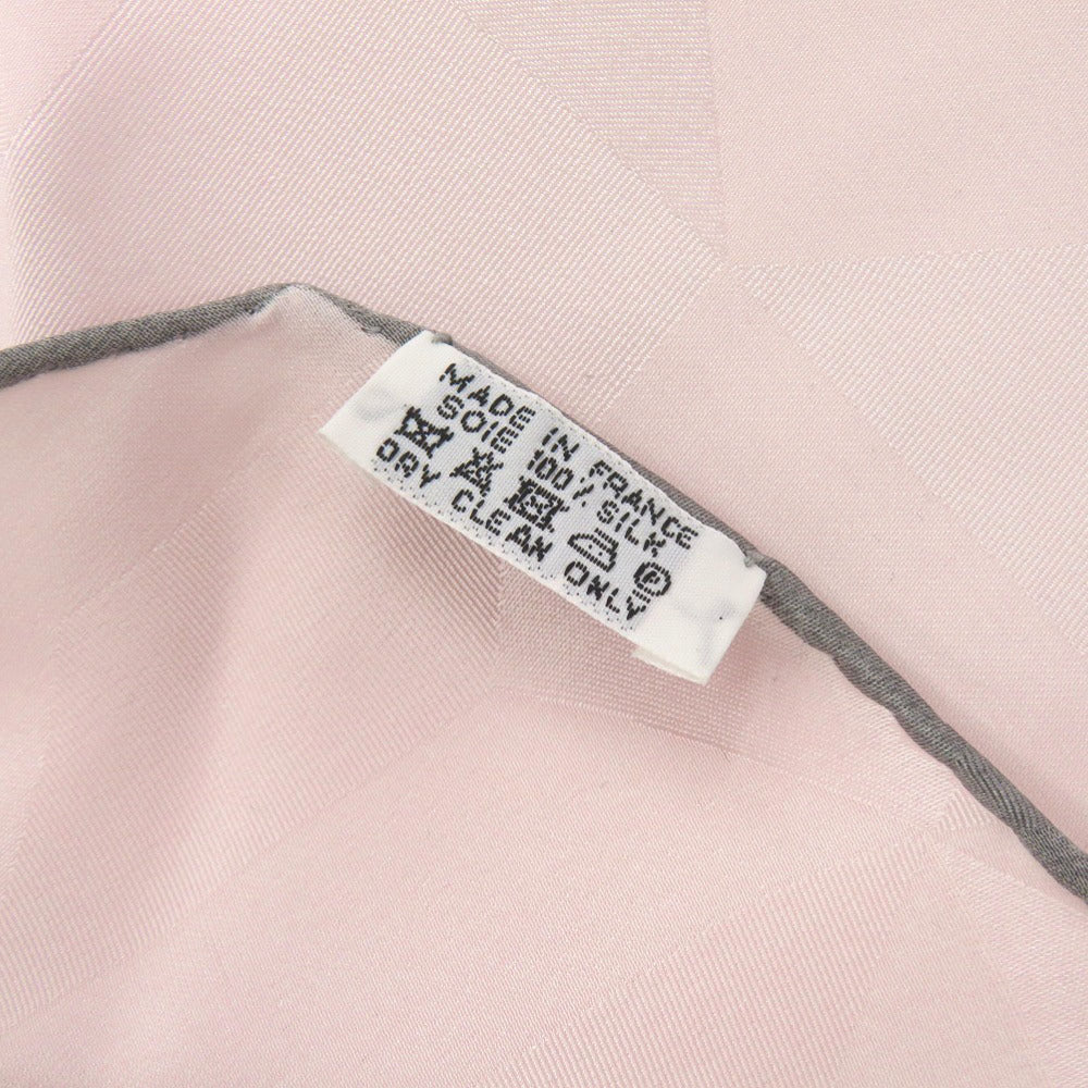 美品 エルメス ロサンジュ シルク ピンク スカーフ 0083【中古】HERMES