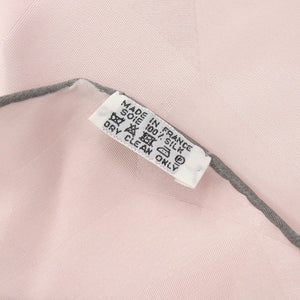 美品 エルメス ロサンジュ シルク ピンク スカーフ 0083【中古】HERMES
