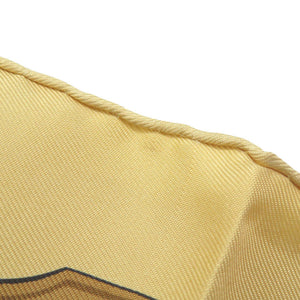 新品同様 エルメス カレ45 プチカレ Bibliotheque 図書館 シルク マルチカラー スカーフ 0087【中古】HERMES