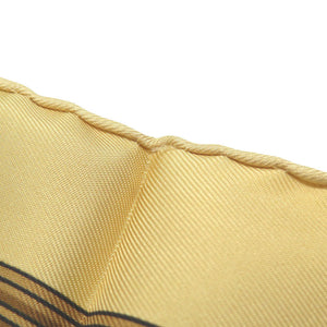 新品同様 エルメス カレ45 プチカレ Bibliotheque 図書館 シルク マルチカラー スカーフ 0087【中古】HERMES