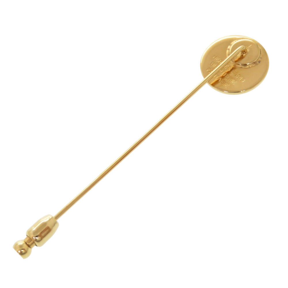美品 エルメス セリエ ブローチ メタル ゴールド アクセサリー 0095 【中古】 HERMES