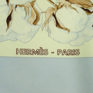 エルメス カレ90 王妃のターバン TURBANS DES REINES シルク サックスブルー スカーフ 0101 【中古】 HERMES