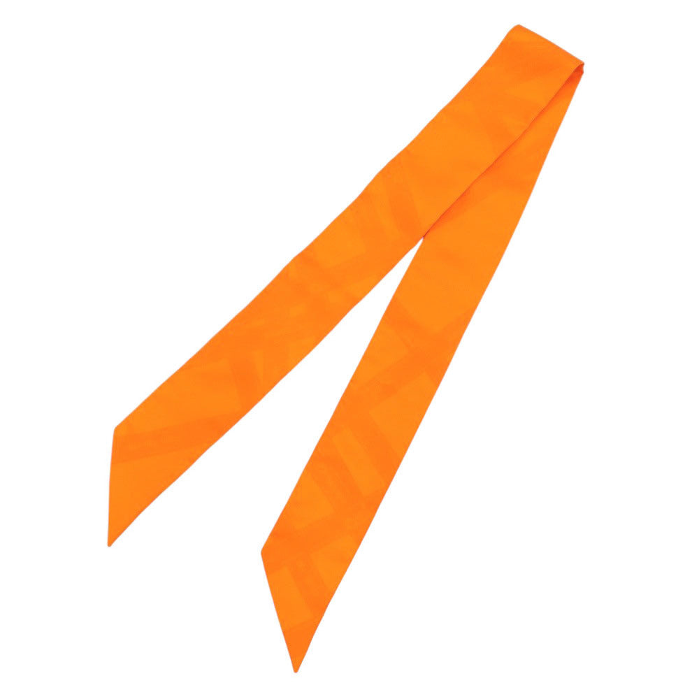 美品 エルメス ツイリー シルク オレンジ スカーフ 0101【中古】HERMES