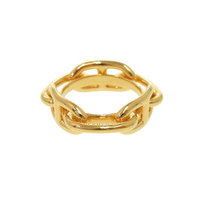 新品同様 エルメス シェーヌダンクル シルバー メタル スカーフリング 0103 【中古】 HERMES