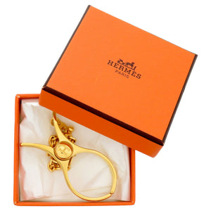 美品 エルメス グローブホルダー フィルー メタル ドレ ゴールド 0104【中古】HERMES