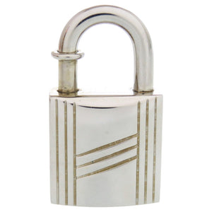 美品 エルメス ペンダントトップ ANNEE ARBRE 1998 樹液 カデナ メタル シルバー キーホルダー 0105【中古】HERMES