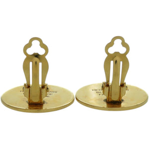 エルメス セリエ メタル ゴールド 金 イヤリング 0155【中古】HERMES