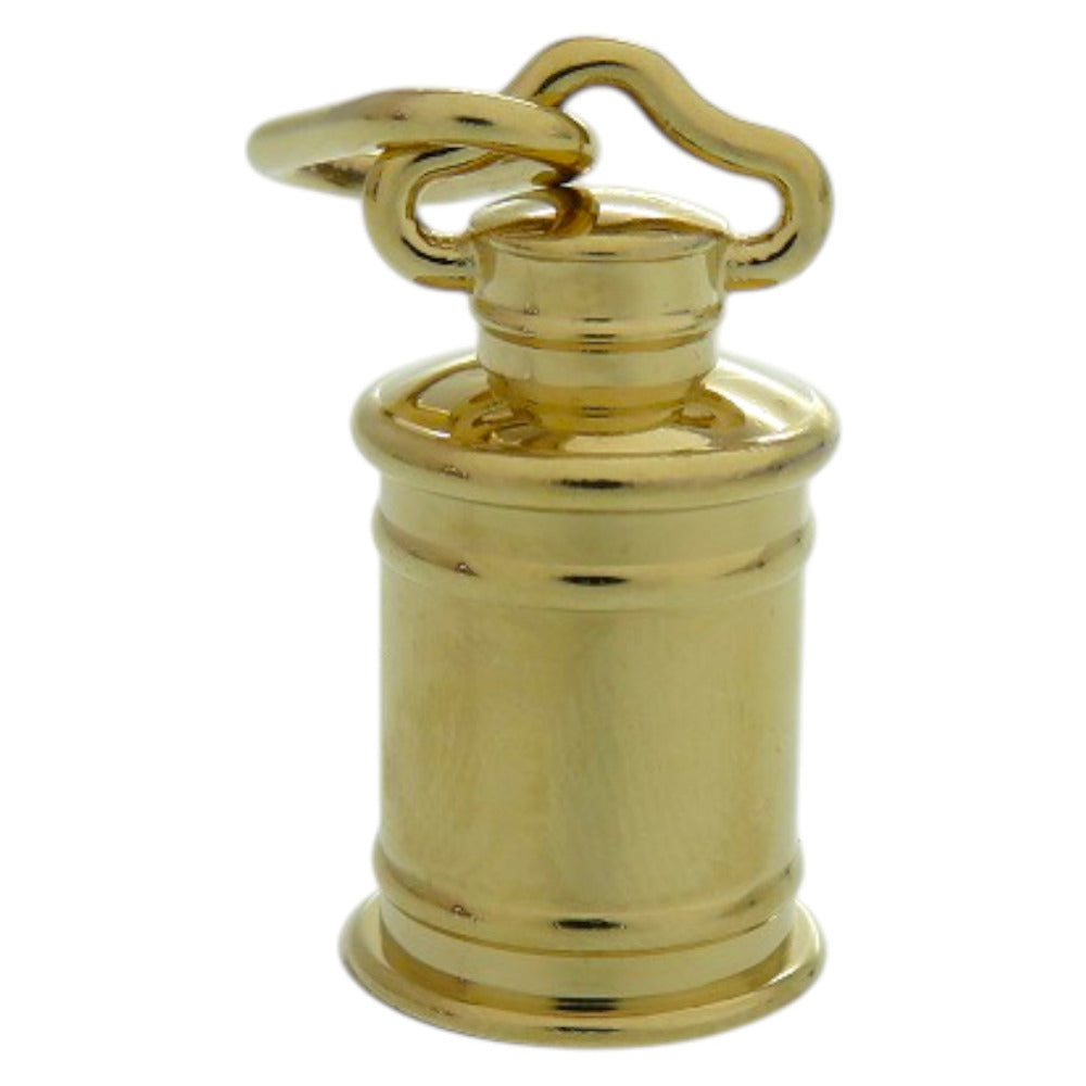 新品同様 エルメス ランタンPM メタル ゴールド 金 ペンダントトップ 0166【中古】HERMES