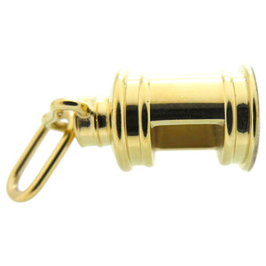 新品同様 エルメス ランタンPM メタル ゴールド 金 ペンダントトップ 0166【中古】HERMES