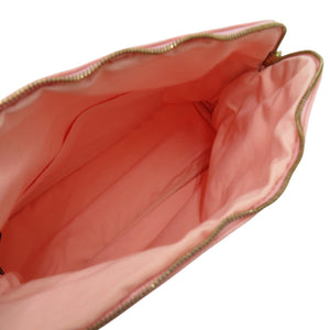 新品同様 エルメス ボリードポーチ 25 MM キャンバス ピンク ポーチ バッグ 0170【中古】HERMES