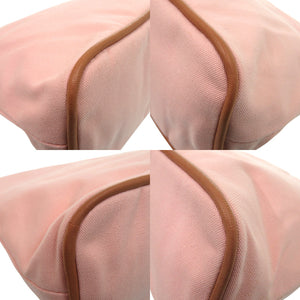 新品同様 エルメス ボリードポーチ 25 MM キャンバス ピンク ポーチ バッグ 0170【中古】HERMES