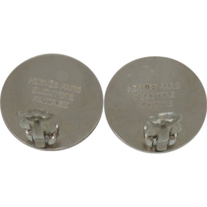 美品 エルメス セリエ マット メタル シルバー 銀 イヤリング 0181【中古】HERMES